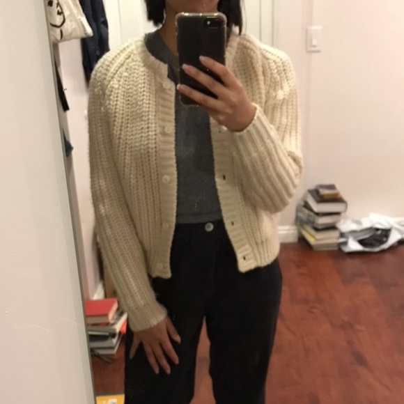 Unif x UO cropped knit cardigan - Picture 4 of 4